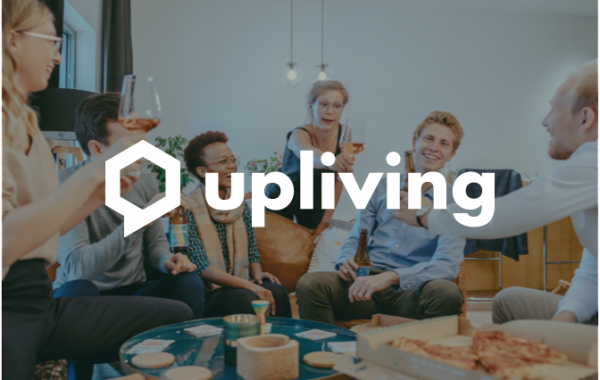Logo van Upliving – appartementen voor young professionals van Upgrade Estate.