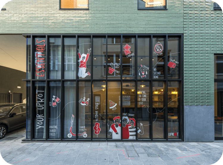 Upkot gebouw Yum Upkot in Kortrijk