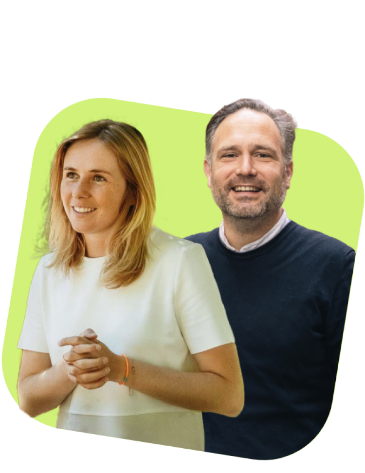 Foto van Nils en Manon die de Do Upkot kantoorruimtes in Bergen (Mons) verhuren.