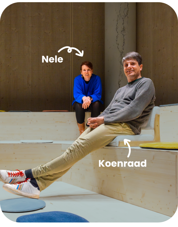 Fondateurs d’Upgrade Estate – Nele Van Damme et Koenraad Belsack