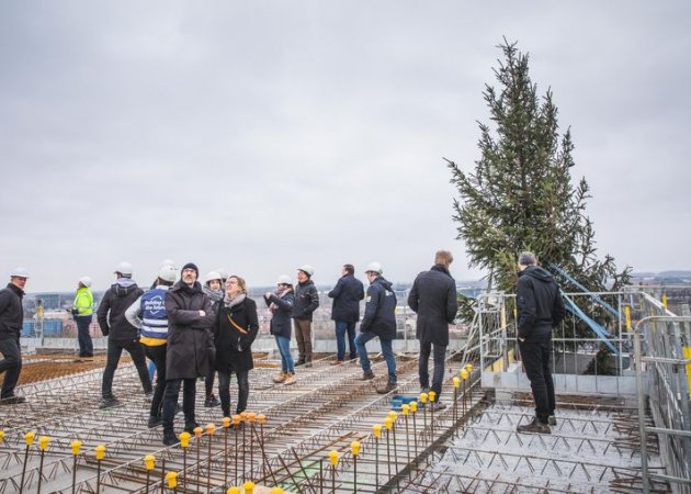 Ruwbouw van hoogste studententoren van het land in recordtempo gezet