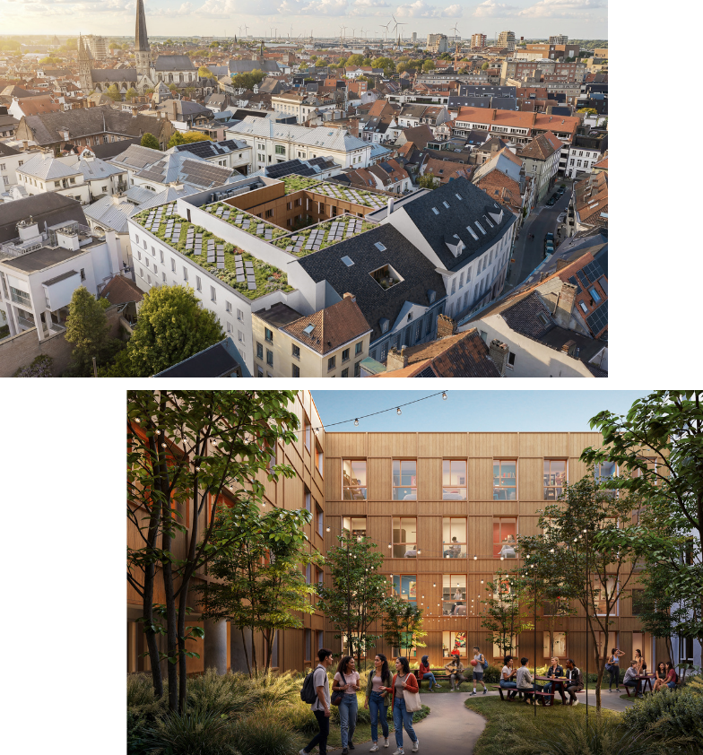 Flow Upkot - studentenkamers in centrum Gent